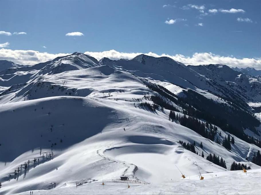 Ferienhaus Zillertal Panorama Blick Balkon Sauna Цельберг Экстерьер фото