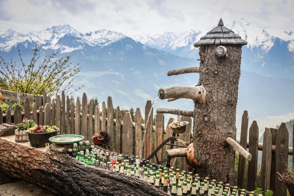 Ferienhaus Zillertal Panorama Blick Balkon Sauna Цельберг Экстерьер фото