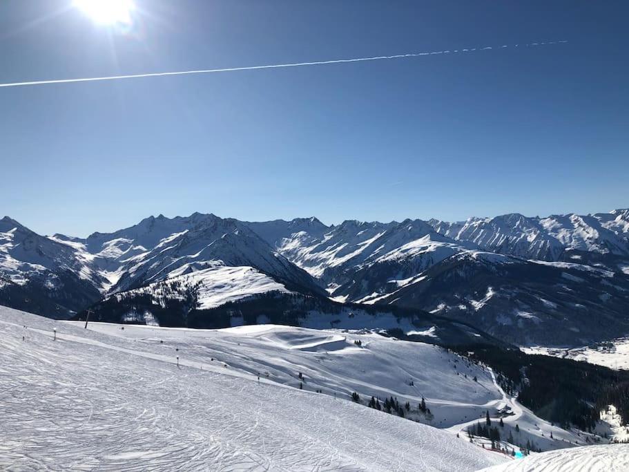 Ferienhaus Zillertal Panorama Blick Balkon Sauna Цельберг Экстерьер фото